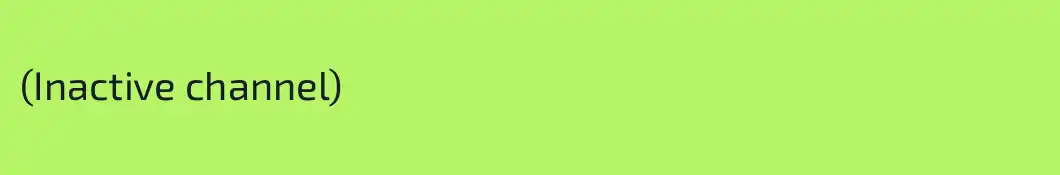 (Inactive channel)